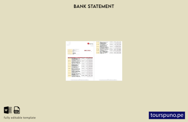 listo para imprimir plantilla de word   extracto bancario en libras esterlinas d